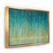 Designart - Rain Abstract Panel - Modern & Contemporary Canvas in Gold Frame